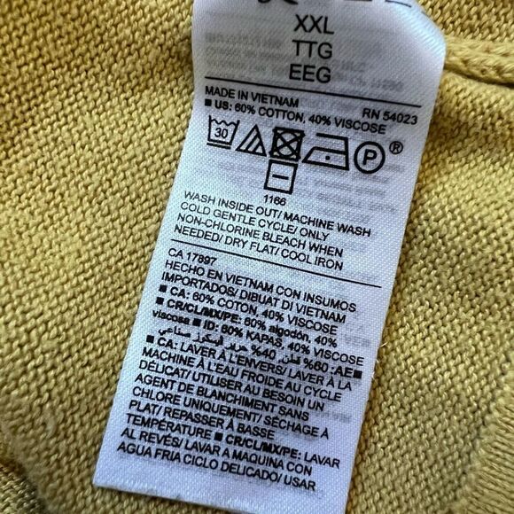 OLD NAVY Light Knit High Neck Long Sleeve Pullover Long Fit Sweater XXL - Picture 8 of 8